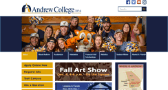 Desktop Screenshot of andrewcollege.edu